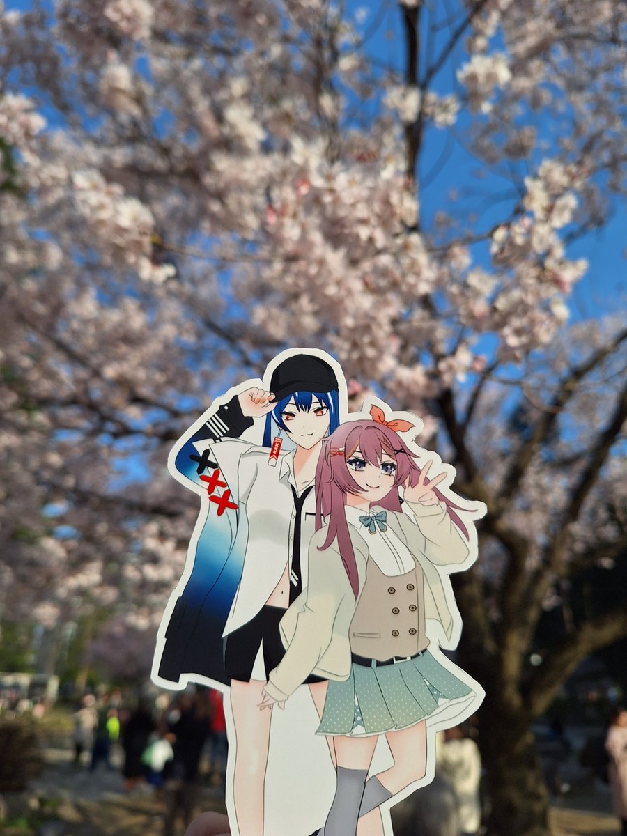 Foto tempo hari
仙台の錦町公園に連れて行った

Art by @Juupran_31 

#KouRaVersary