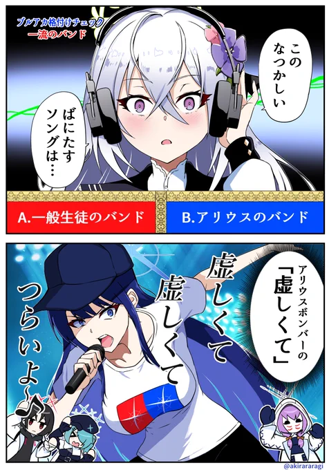 格付けチェックするアズサ
#ブルアカ #BlueArchive 