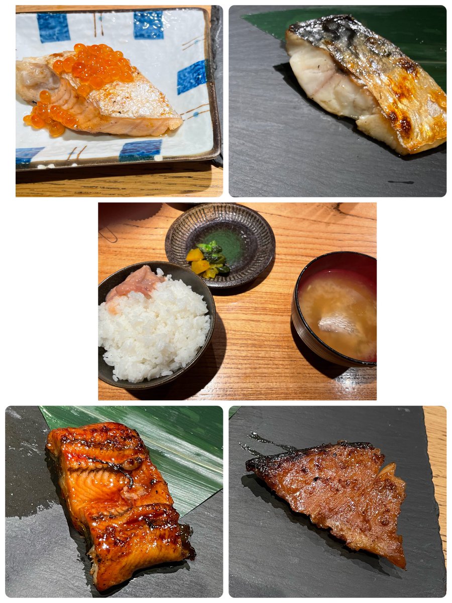 22Maruku's tweet photo. 魚が食べたいとのリクエストでᗦ↞◃
かなり久しぶりに焼乃魚島😋
ランチにはお高めだけど、ご飯おかわり自由🍚、塩辛・漬物・海苔佃煮食べ放題( 💓∀💓)

なんと今年のキャンプでヤクルト来てたのね⎛˶'◇'˶ ⎞ https://t.co/0lWGtj6c0y