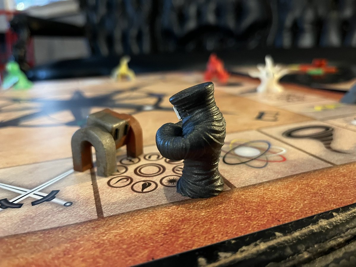 element8game's tweet photo. @clemmygames Does a board game qualify? 
Element 8 is a battle royal of the forces of nature. Each champion boast a unique power to help you eliminate your opponents. https://t.co/wEvjjgnwd0