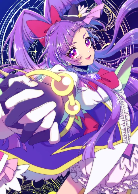 #まほプリ衣装アンソロ キュアマジカルのピンクダイヤスタイル担当させていただきました ありがとうございました!