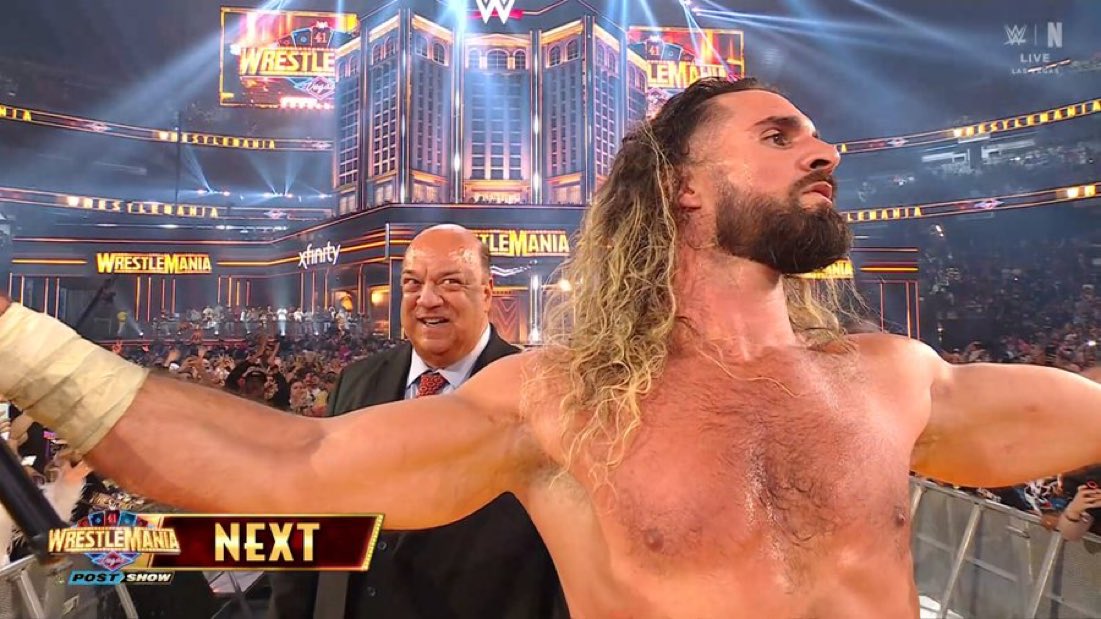 Prashant1999k's tweet photo. #WrestleMania41 what the hell tonight 😤😡 Fuck**g heyman 💔 https://t.co/ARdlmIXRAS