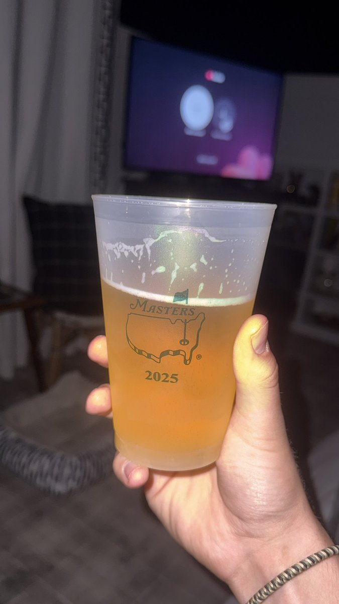 yes i went to the masters, no i haven’t washed my cups yet