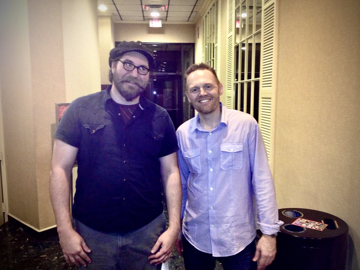 BigSodaBuck's tweet image. With the mass exodus of comedians to join the hacky right-wing grifter pipeline, chasing an easy money grab, I was inspired upon finding this old picture from when I met one of the true masters, who honored and grew the craft. All thanks to Bill Burr for keeping the faith.