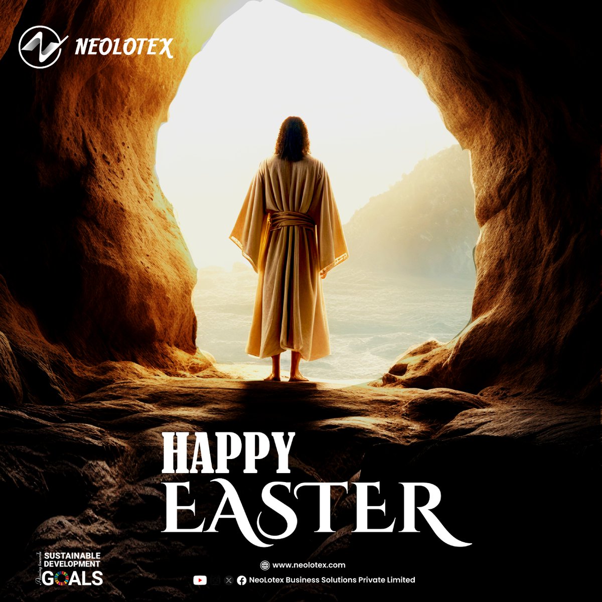 neolotex's tweet photo. 🌸🐣 Happy Easter from NeoLotex! 🐰💐

Spring is here—a time for joy, renewal &amp; fresh beginnings! 🌼✨

May your Easter be filled with peace, sweet surprises 🍫 &amp; colorful vibes.

Here’s to brighter days ahead! 🌷💛

#HoppyEaster #NeoLotex #SpringVibes https://t.co/XUJ862x4yp