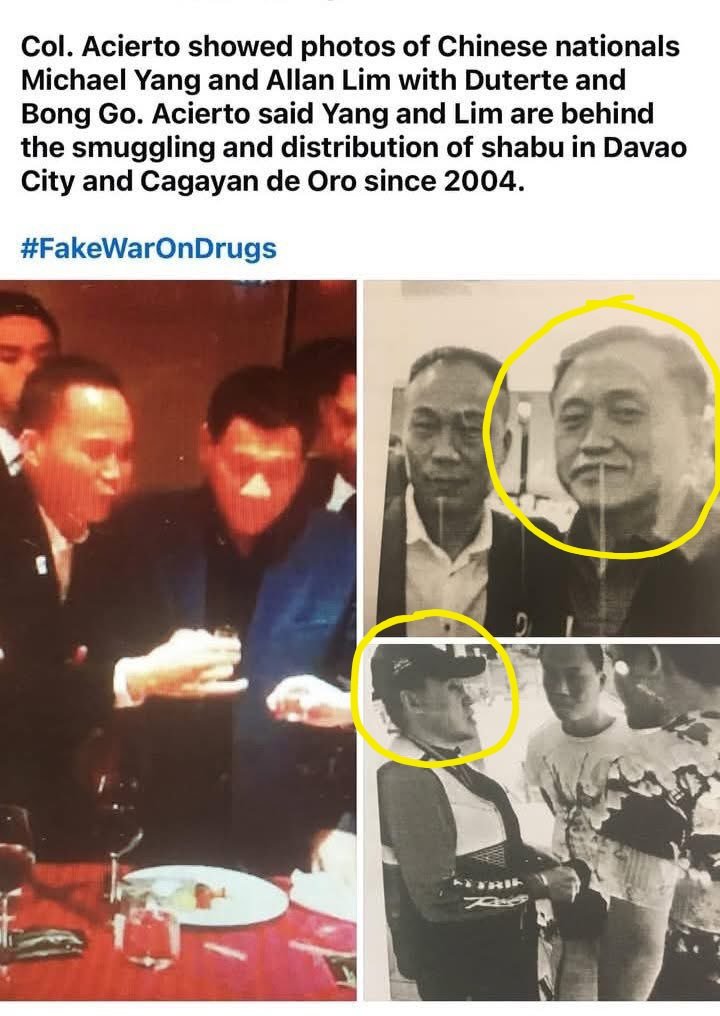 leisbeth_recto's tweet photo. Si Bong Go ay malapit na kaibigan ni Michael Yang na isang drug lord at siya ay tinawag na "bagman" who gave finance every time there's a killing operation.

HUWAG IBOTO!👎 https://t.co/u08RA2YNV7