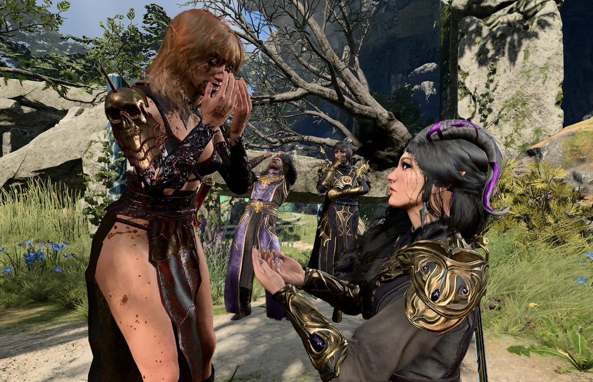 byeollumiere's tweet photo. I love photo mode #bg3 #BaldursGate3patch8 #BaldurGate3 https://t.co/PZzR4q2PQ6