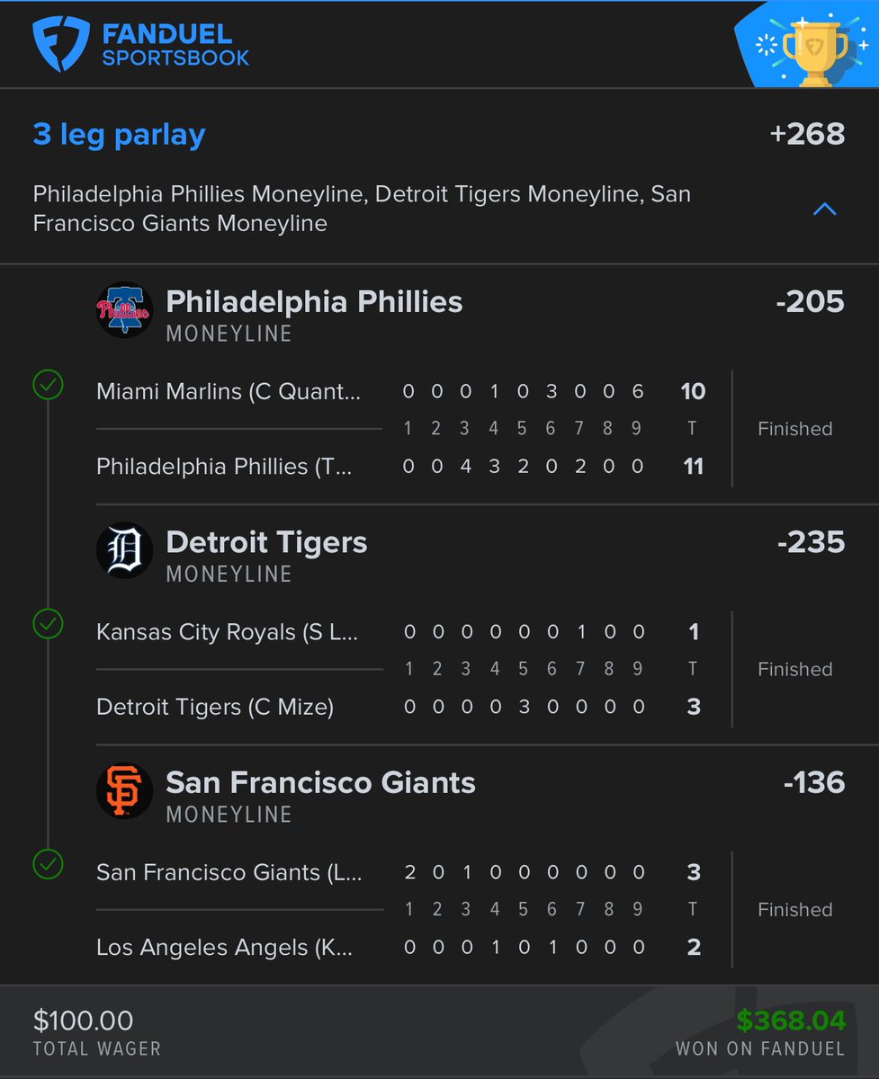 ZephanCovers's tweet photo. CASH BOTH PLAYS✅✅✅

Dropping all my plays free here on my twitter!! Drop a follow and start cashing with me daily🔥

Consistency is key 🔑 

#mlb #fanduel #parlay https://t.co/kpKNlT5KIx