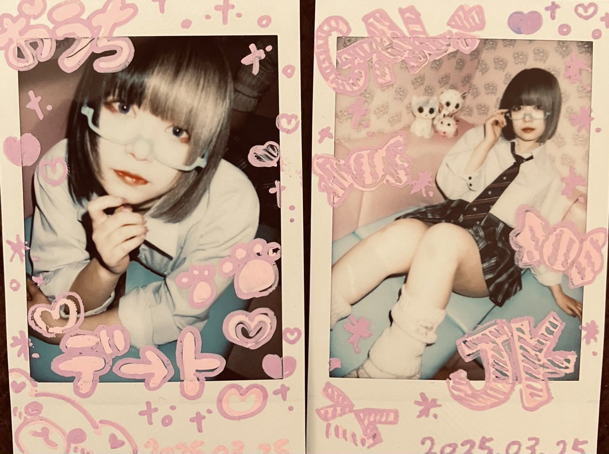awabitarou_mako's tweet photo. 改めて紫心琉はぎぃさん×制服×チェキの世界観が、可愛さ+少しセンシティブな世界観に仕上がったなと思います!
#紫心琉はぎぃの成長期
#CandySyrup https://t.co/NKgRBNKnax