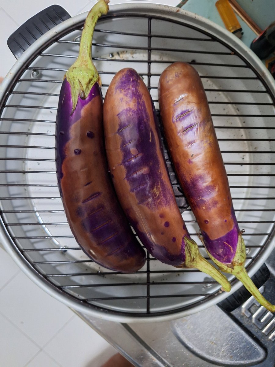 sanitamima's tweet photo. Pas lebaran lalu, sowan ke rumah Budhe di Solo, dimasakin ikan gongso ini, enak banget, lalu kutanya resepnya & baru terealisasikan recook hari ini.
Menu hari ini: ikan bumbu gongso, pecak terong bakar, & lalapan timun ✨️
#lunch #menuoftheday https://t.co/ds1iUBtFsV
