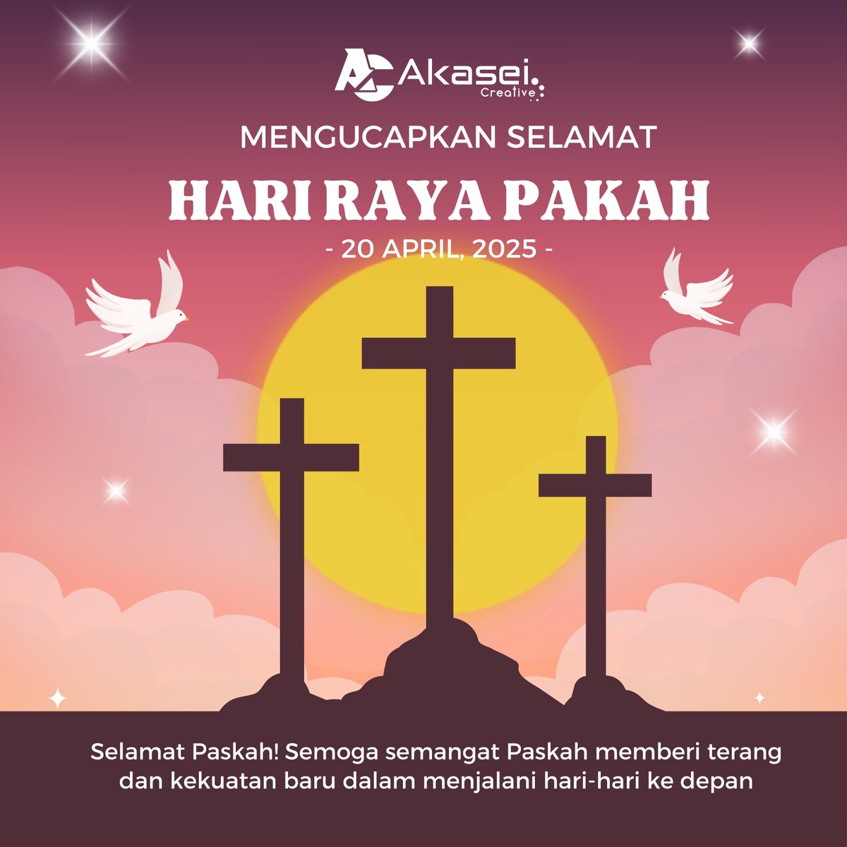Selamat Hari Paskah bagi yang merayakan. Semoga damai, kasih, dan harapan selalu menyertai setiap langkah kehidupan Anda.  

Butuh jasa mixing dan mastering Vocal dan music dan Produksi music?atau ingin mendaftaran lagu original Kamu?

Silahkan langsung hubungi kami lewat DM ^^