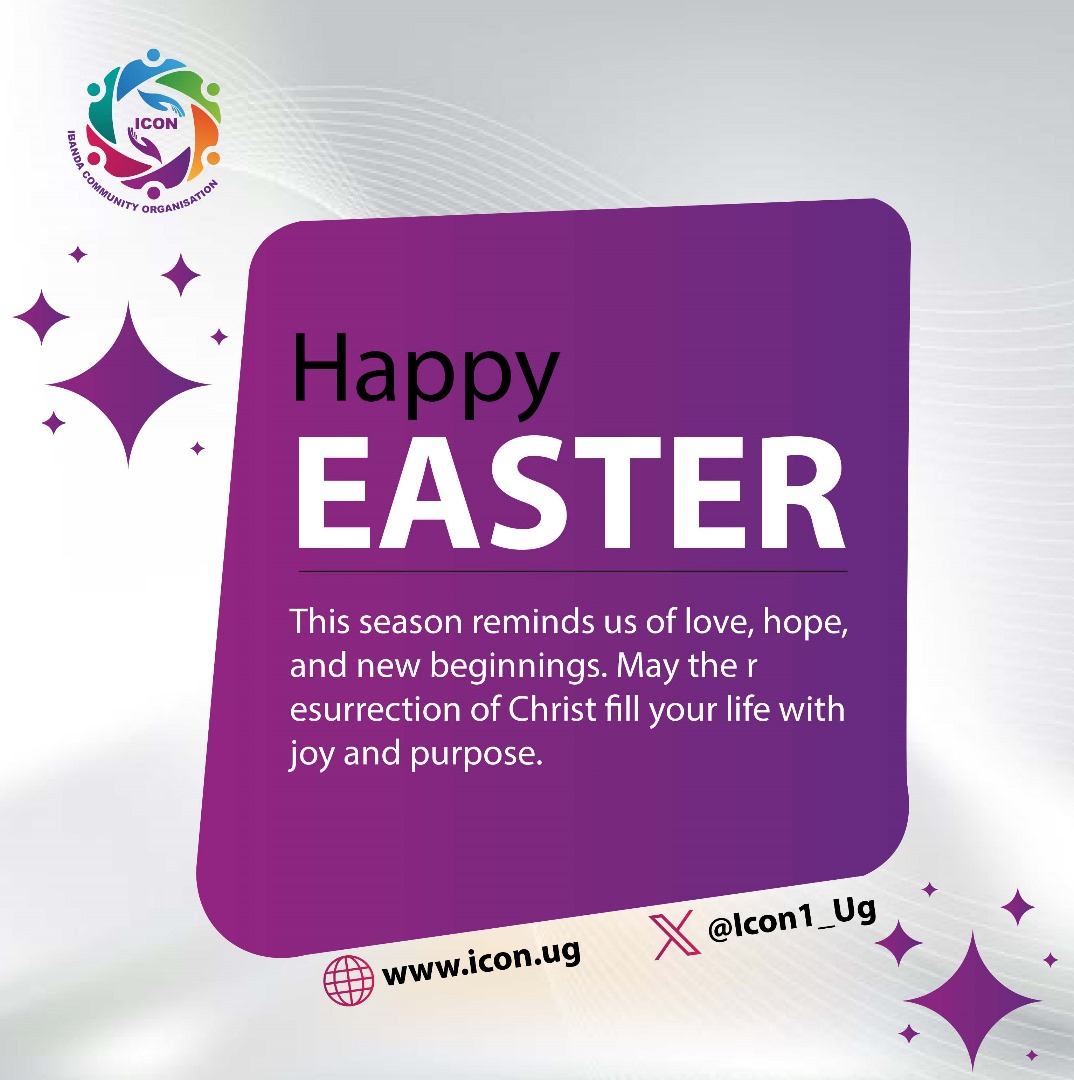 Icon1_Ug's tweet image. Wishing you a joyful and hope-filled Easter! May this season bring new beginnings, love, and purpose. #HappyEaster #ICONCommunity