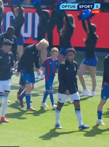 GSwagsta's tweet image. My son you make me so incredibly proud, yesterday you walked out as mascot, no ear defenders just embracing the moment. You are AMAZING ❤️💙 you are a true example of not letting a disability stop you doing what you love. Will Hughes amazing with my boy #cpfc #cpfcfamily @CPFC 🫶🏻