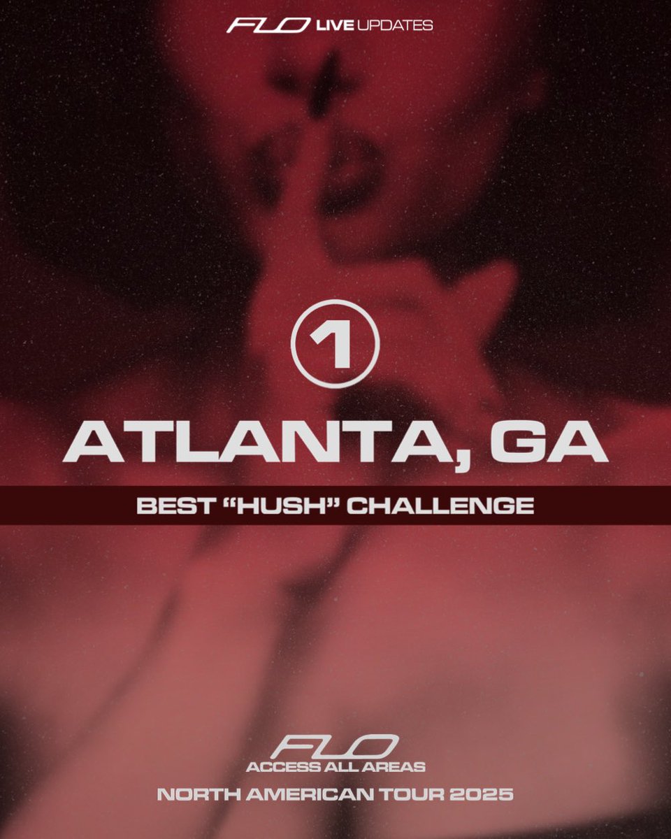 FLOLiveUpdates's tweet photo. Atlanta dethrones Tampa as the “Best ‘Hush’ Challenge” so far, even though it can still be a lot better. Which city is going to actually get it right? 👀 #AAATour #AAAATL https://t.co/votx2ZhC7B