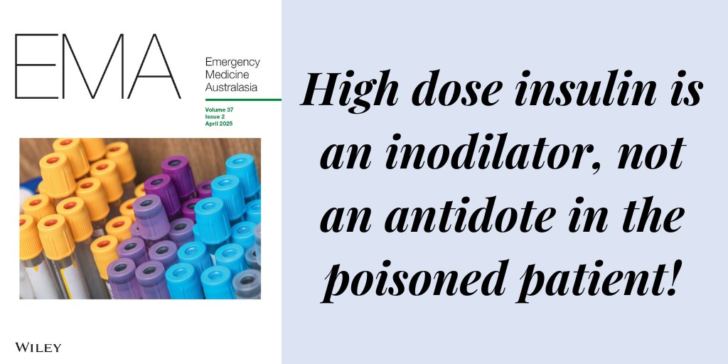 EMA Journal (@emajournal) on Twitter photo High dose insulin therapy in the poisoned patient
doi.org/10.1111/1742-6…
@Kisoardi <a href="/angelachiewa/">Angela Chiew</a>
<a href="/WileyHealth/">Wiley Clinical Health</a> <a href="/acemonline/">ACEM</a> High dose insulin therapy in the poisoned patient
doi.org/10.1111/1742-6…
@Kisoardi <a href="/angelachiewa/">Angela Chiew</a>
<a href="/WileyHealth/">Wiley Clinical Health</a> <a href="/acemonline/">ACEM</a>