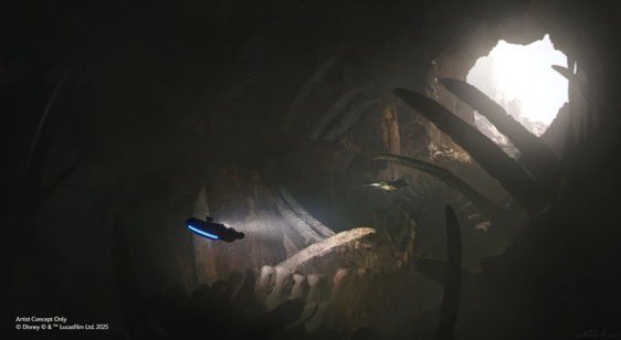 DisneyD23's tweet photo. New location revealed! ✨ First look at Coruscant and new artwork of Tatooine, Bespin, and the second Death Star at Endor coming to Millennium Falcon: Smugglers Run! https://t.co/hYG8eVAlCE #StarWarsCelebration https://t.co/CdrKxlge7p
