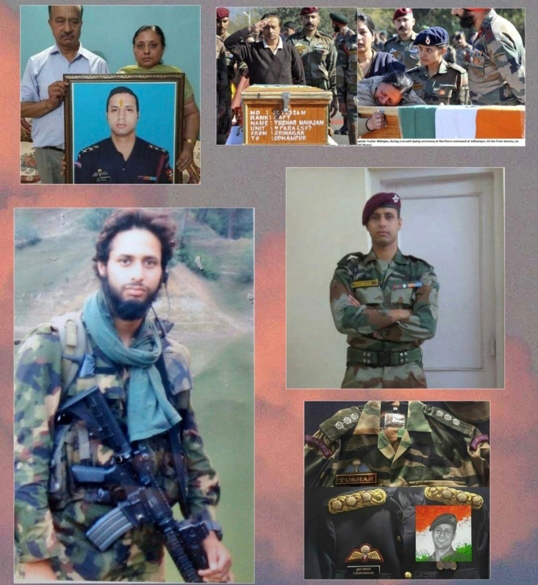 We thought of you with love today, But that is nothing new…
We thought about you yesterday, And the days before that too…

Remembering
Capt Tushar Mahajan
Shaurya Chakra(P)
9 PARA SF
on his 36th Birth Anniversary.
He was born on 20th April 1989 in Udhampur to Sh <a href="/DevRajGupta50/">Dev Raj Gupta</a>