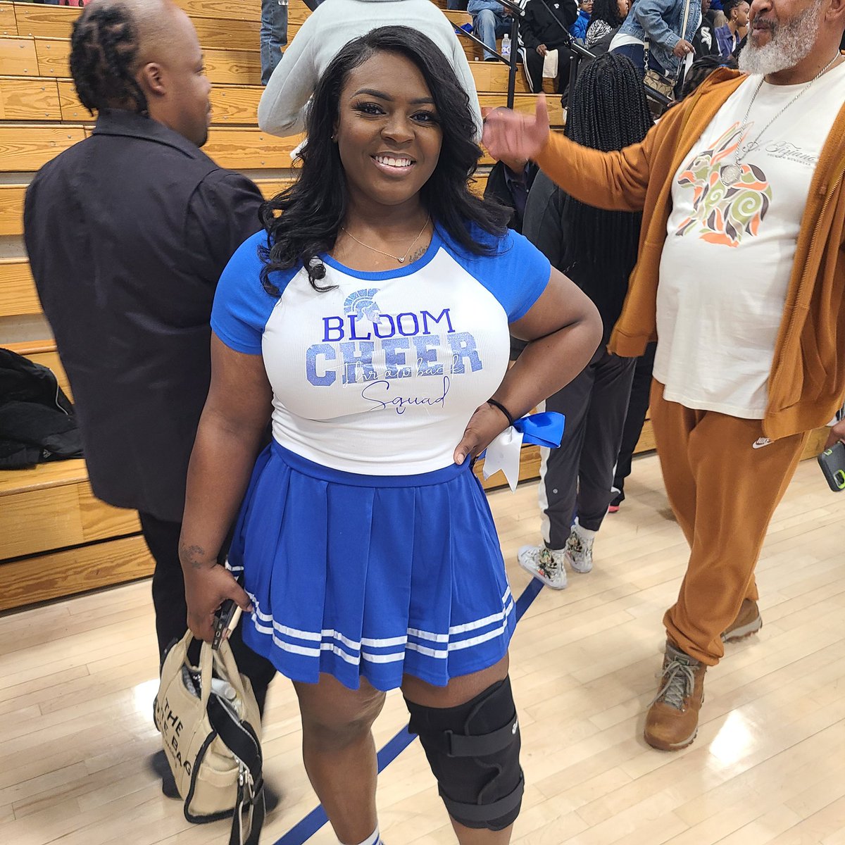 Bloom Township &amp; Bloom Trail Alumni Night
2011 State 3rd Place Cheer Squad Christina Franklin still holding ot down.