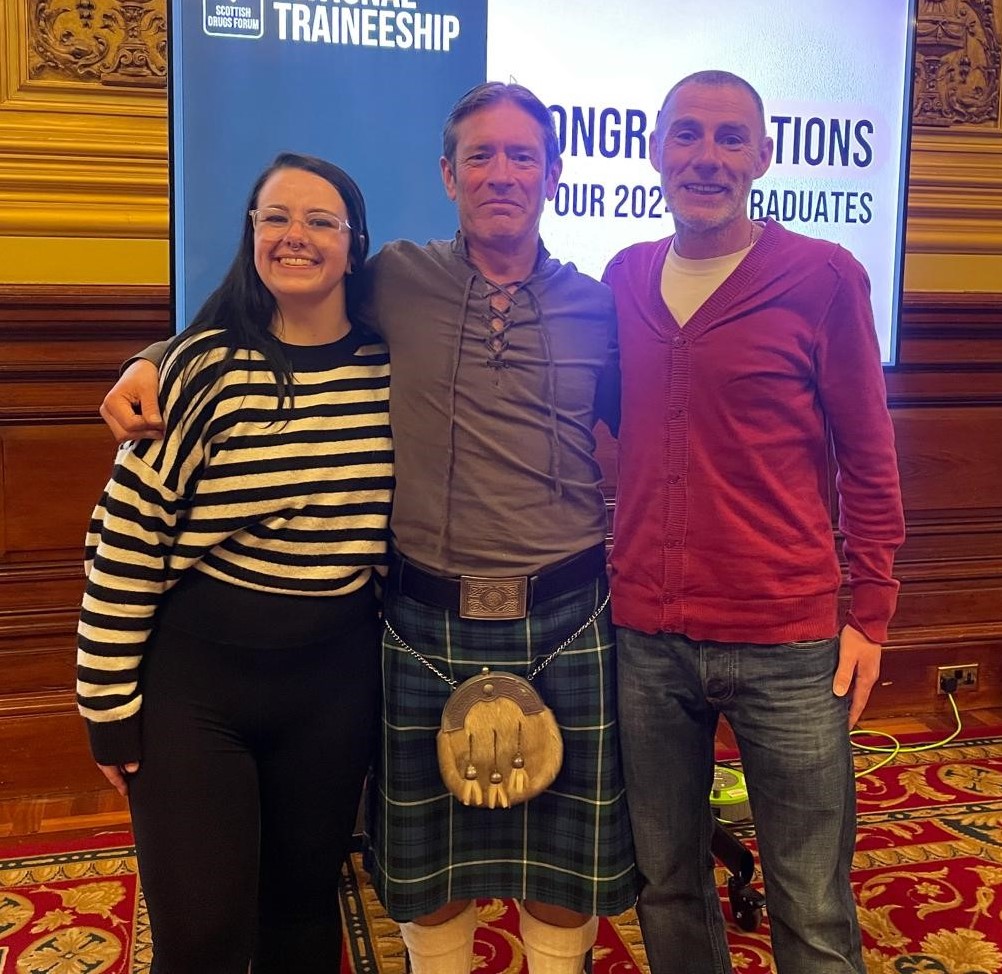 AlcDrugsAction's tweet image. Congratulations to Andy our @scottishdrugsforum graduate. He was a huge asset here during his placement at ADA and we wish him all the luck for what he goes on to do next. We miss you Andy! #makingrecoveryvisible #learning #sqa #peersupport