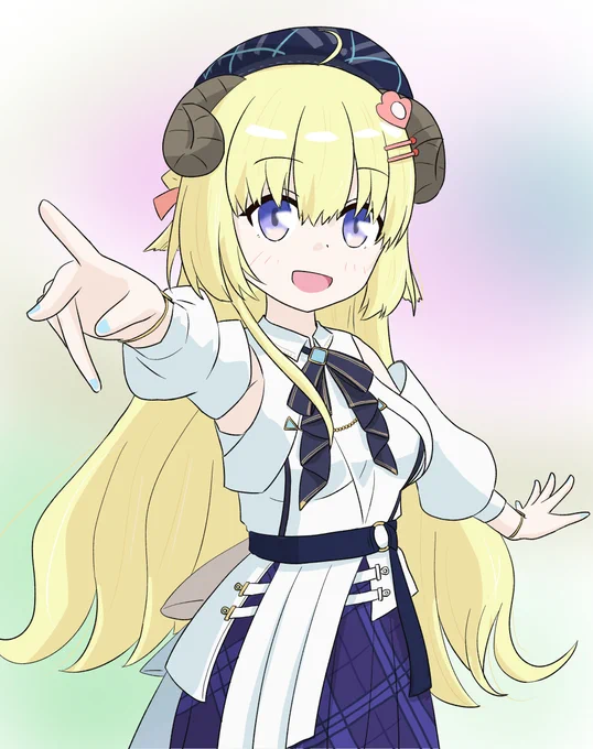BJ衣装わためぇさん#つのまきあーと 