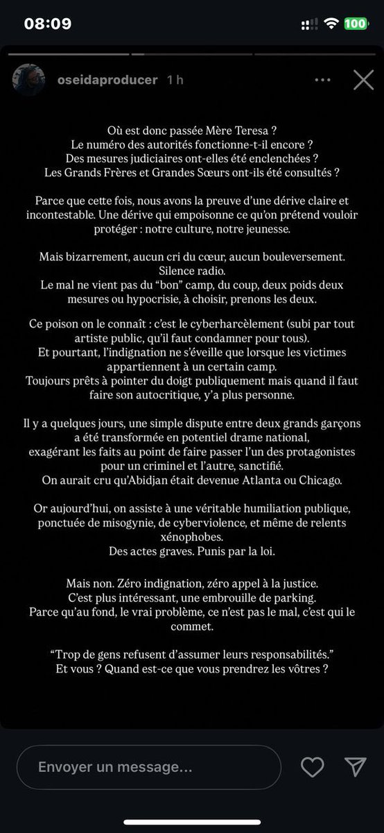 levgeekshow's tweet photo. Osei, le patron de Tiemé Music, s’est exprimé au sujet des récents événements. https://t.co/R225dyzZjf