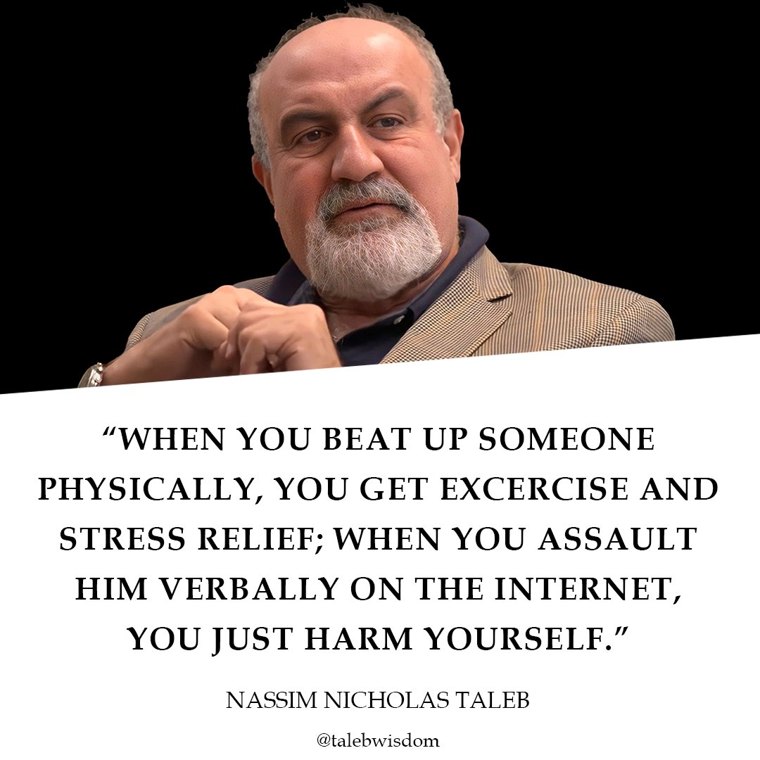 Nassim Nicholas Taleb's Wisdom (@talebwisdom) on Twitter photo 