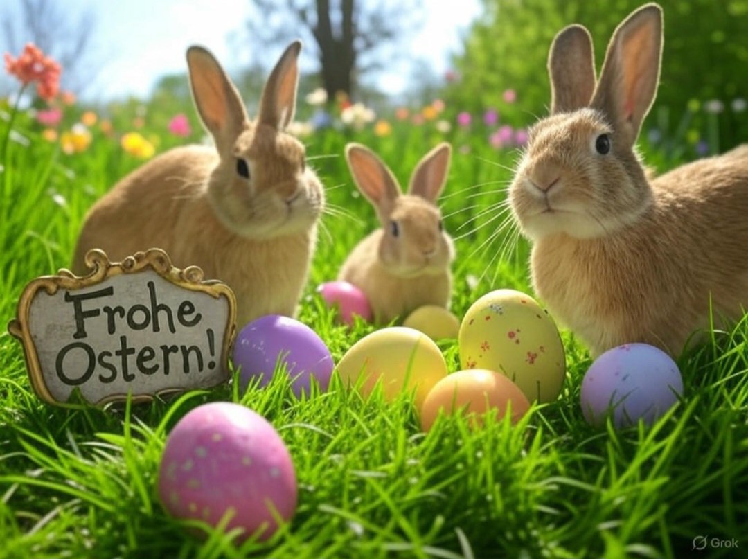 Frohe Ostern, ihr Lieben! 🐰🤗❤️