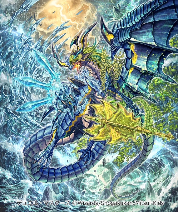 【お仕事】遅くなりました4/19発売ののデュエル・マスターズ王道W 第1弾『邪神vs邪神 ～ソウル・オブ・ジ・アビス～』で「死罪非HARUSA-863」を描きました。「流星のガイアッシュ・カイザー」「支配のオラクルジュエル」も再録されてます。宜しくお願い致します!#デュエル・マスターズ #デュエマ 