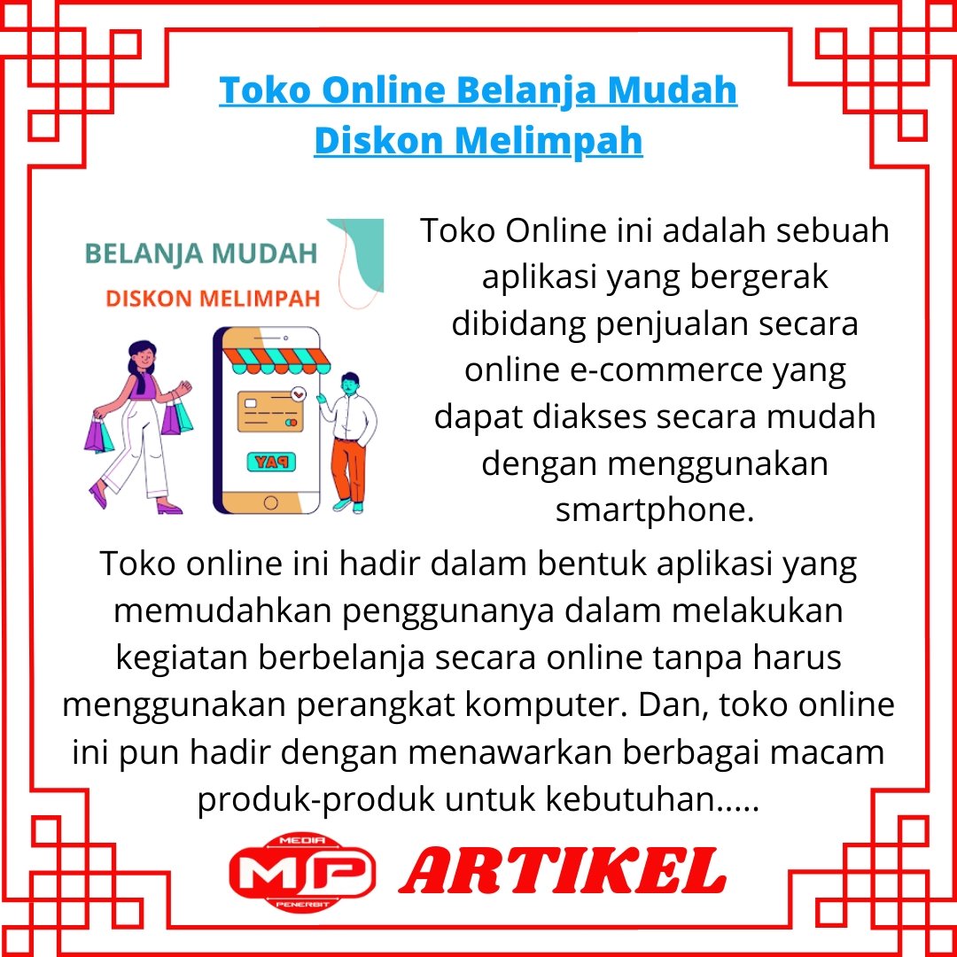 Buat kamu yang suka berburu diskon, #toko online ini menyediakan banyak #promo #diskon untuk melengkapi kebutuhan kamu.

Langsung cek yuk Info Selengkapnya di situs web kami (Link🔗 di BIO Profile)
