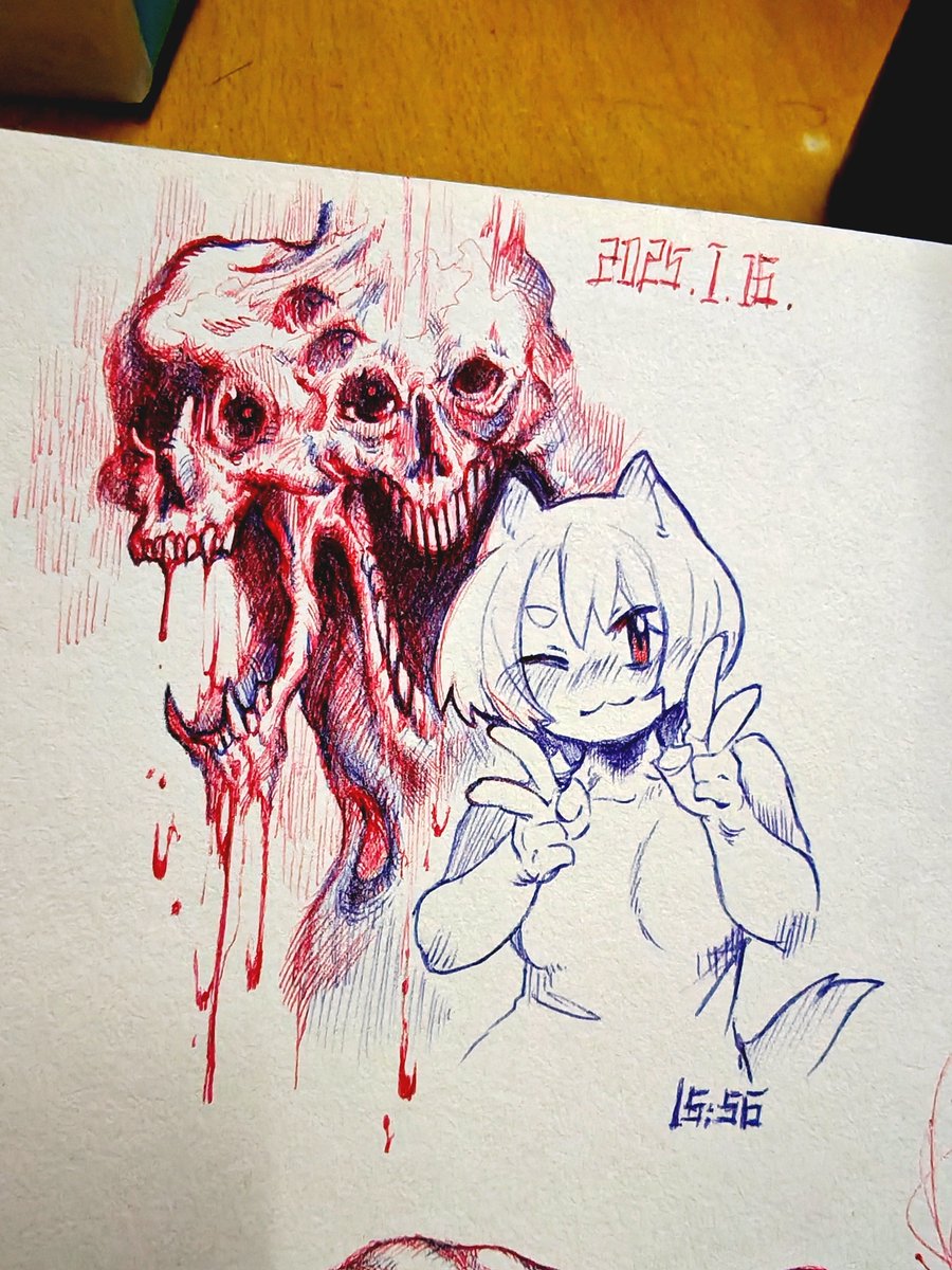 只有这两张比较满意...
#Original  #rkgk #horror #nsfw?