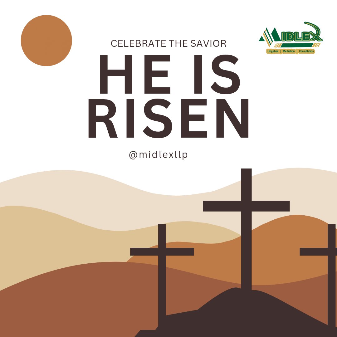 midlexllp's tweet photo. Easter reminds us that hope always rises. May you find peace and renewal as we celebrate the resurrection of Jesus Christ and the gift of eternal life.

Happy Easter Sunday, from all of us at Midlex LLP. https://t.co/lvJXrQPWRs