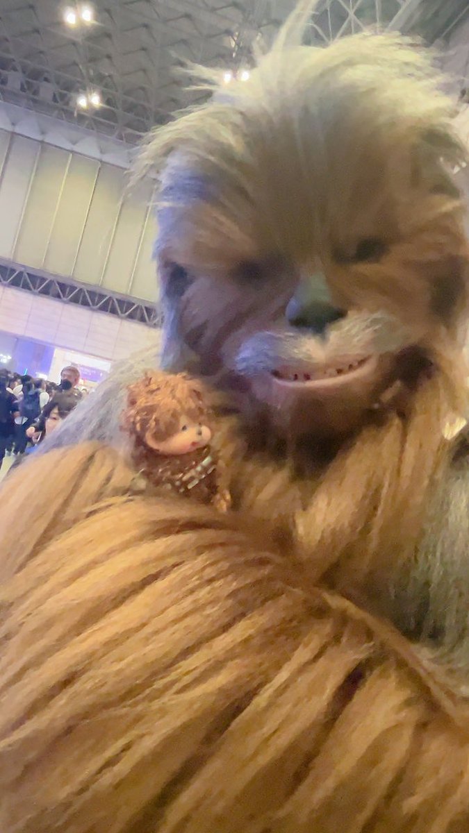 pi_pi_ko's tweet photo. ウーキー大好き🤎
#スターウォーズセレブレーション
#swcj
#Wookiee #ウーキー
#Tarfful #ターフル
#Chewbacca #チューバッカ https://t.co/BAGviez7JC