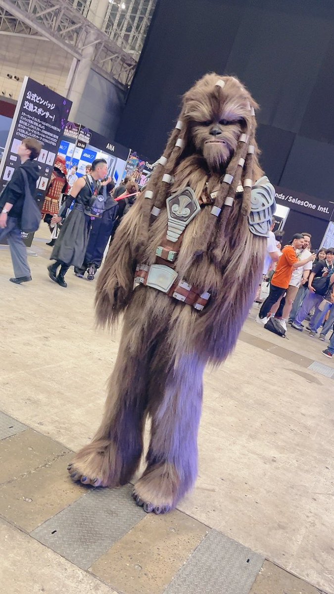 pi_pi_ko's tweet photo. ウーキー大好き🤎
#スターウォーズセレブレーション
#swcj
#Wookiee #ウーキー
#Tarfful #ターフル
#Chewbacca #チューバッカ https://t.co/BAGviez7JC