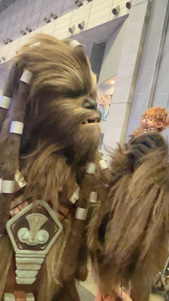 pi_pi_ko's tweet photo. ウーキー大好き🤎
#スターウォーズセレブレーション
#swcj
#Wookiee #ウーキー
#Tarfful #ターフル
#Chewbacca #チューバッカ https://t.co/BAGviez7JC