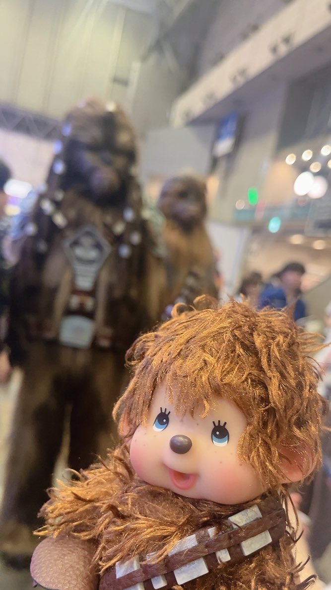 pi_pi_ko's tweet photo. ウーキー大好き🤎
#スターウォーズセレブレーション
#swcj
#Wookiee #ウーキー
#Tarfful #ターフル
#Chewbacca #チューバッカ https://t.co/BAGviez7JC