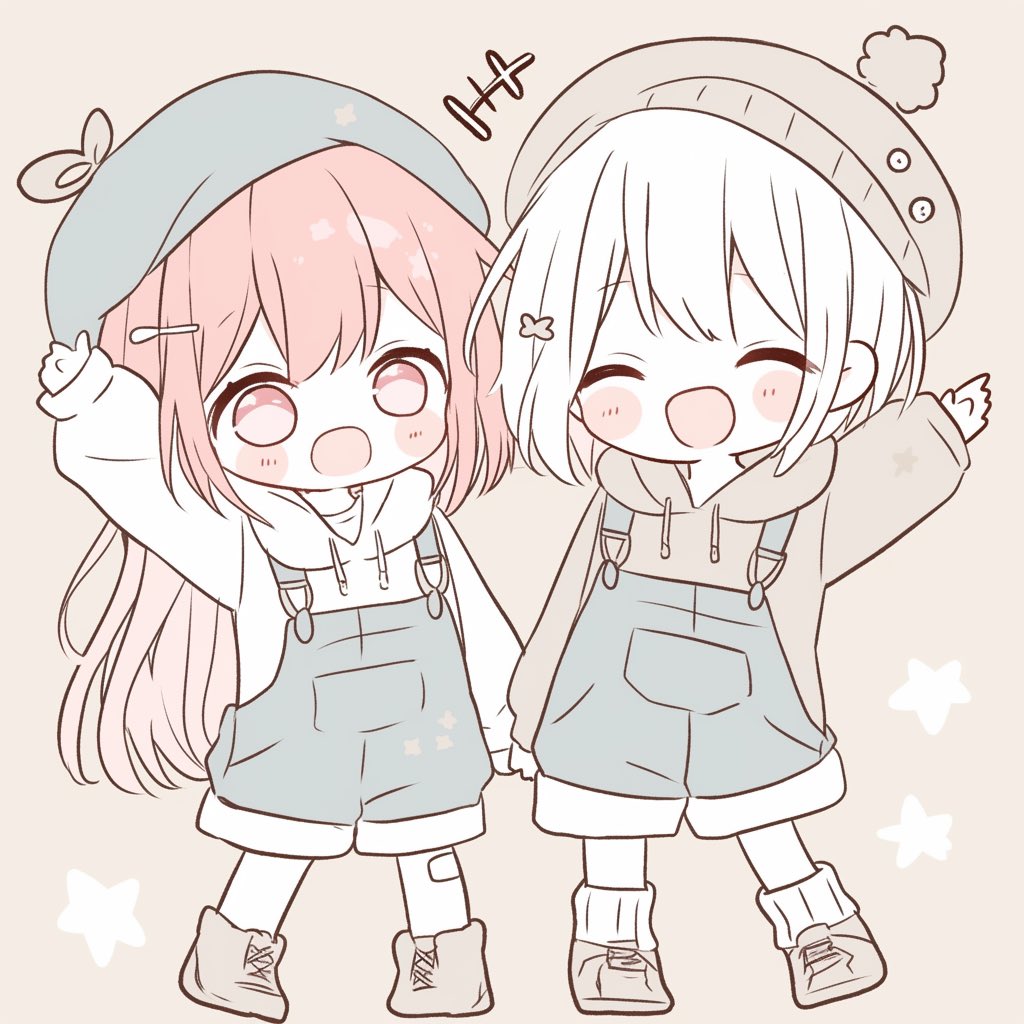 ペア ミニ ❤︎

#AIイラスト 
#フリーアイコン #フリーイラスト 

↪︎ フォロー＋ イイネ した人のみ 使用 ○