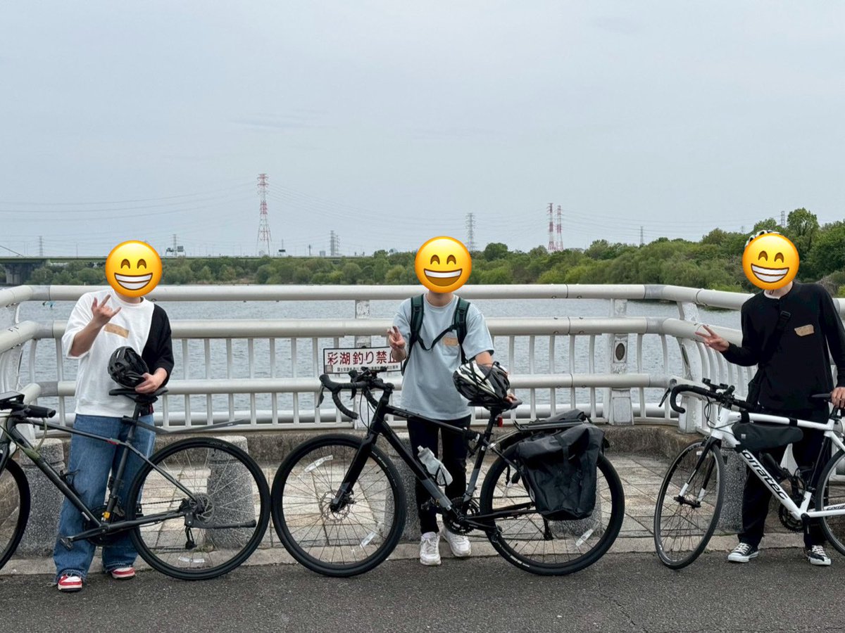 succ_succ_003's tweet photo. 【BBQラン　2025】
4/20にBBQランを行いました！🍖🚴

秋ヶ瀬公園でBBQをした後、彩湖を一周する毎年恒例の新歓企画！

新入生同士の交流を深める場になれていたら幸いです😌

新歓期の活動はまだまだありますので興味を持っていただけた方はぜひご参加ください🙏

#春から埼大
#春から埼玉大学 https://t.co/dtebdeNLcL