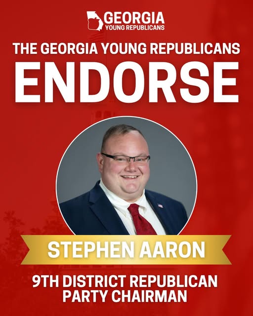 SaaronGA's tweet photo. Thank you so much @georgiayr! Lets Train, fundraise, and grow the Party! #ga9gop #gapol #gagop https://t.co/AFD3hbXJdV