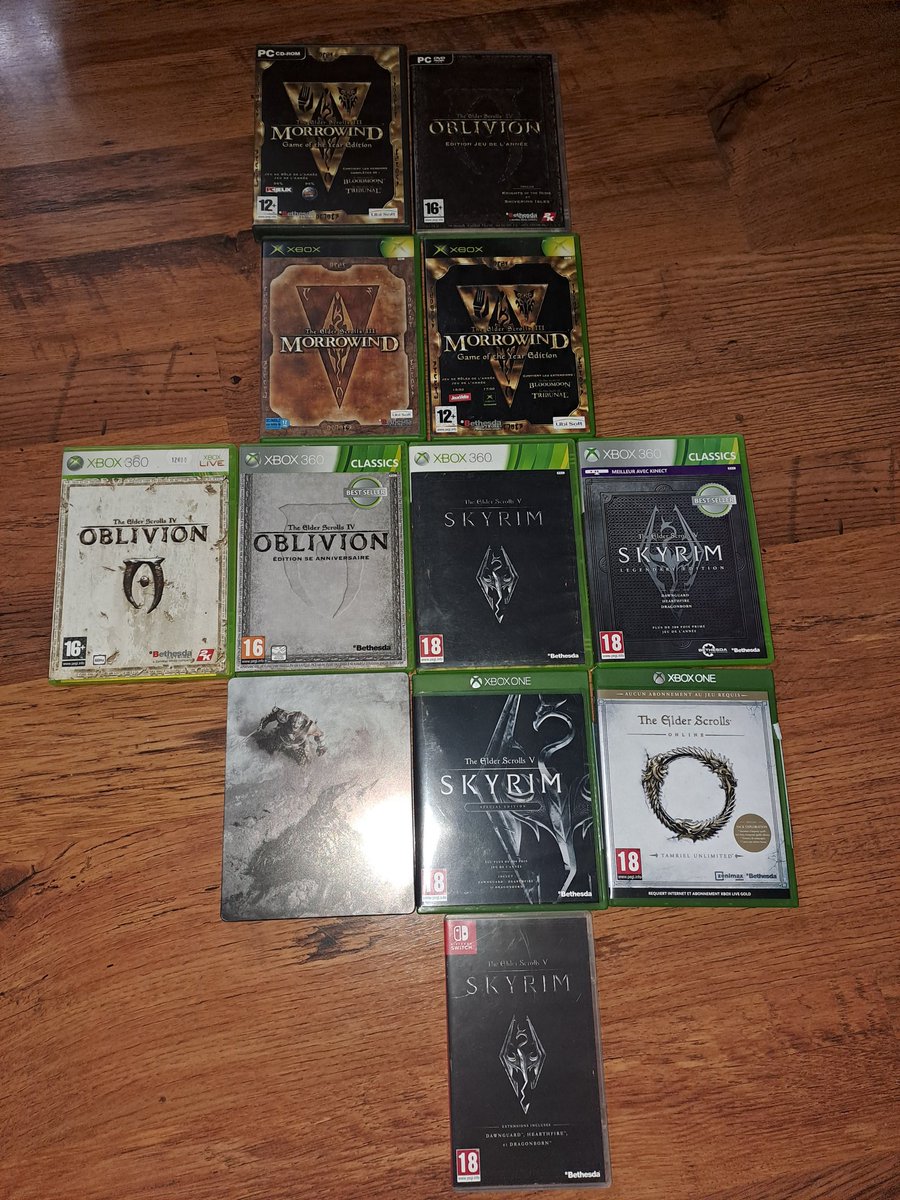 Misstrognon's tweet image. La fan de TES que je suis est impatiente de savoir si demain nous auront Oblivion !