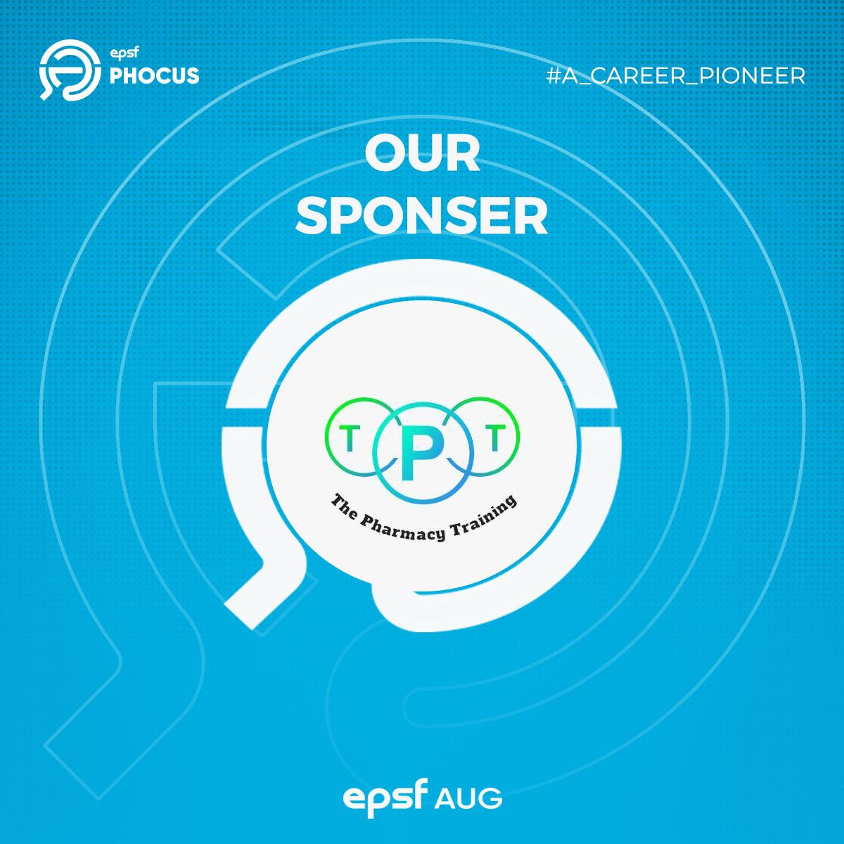 EpsfAug's tweet photo. We are so happy to announce about 𝐎𝐮𝐫 𝐒𝐩𝐨𝐧𝐬𝐞𝐫𝐬:

• 𝐓𝐡𝐞 𝐏𝐡𝐫𝐦𝐚𝐜𝐲 𝐓𝐫𝐚𝐢𝐧𝐢𝐧𝐠 "𝐓𝐏𝐓".
The Pharmacy Training 

𝐃𝐨𝐧'𝐭 𝐦𝐢𝐬𝐬 𝐨𝐮𝐫 𝐜𝐨𝐮𝐫𝐬𝐞𝐬 𝐚𝐧𝐝 𝐨𝐟𝐟𝐞𝐫𝐬 𝐢𝐧 𝐏𝐇𝐎𝐂𝐔𝐒 ♥️

https://t.co/zFxm2Rdkzj

#PHOCUS
#A_Career_Pioneer
#EPSF_AUG https://t.co/IlrrLjn8hB