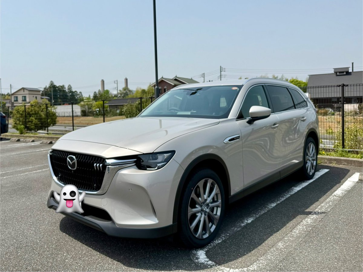 納車後早速ドライブ&amp;ショッピングしてきました！
室内広くて、走りも良くて、燃費も良くて大満足！
#CX80 #MAZDA