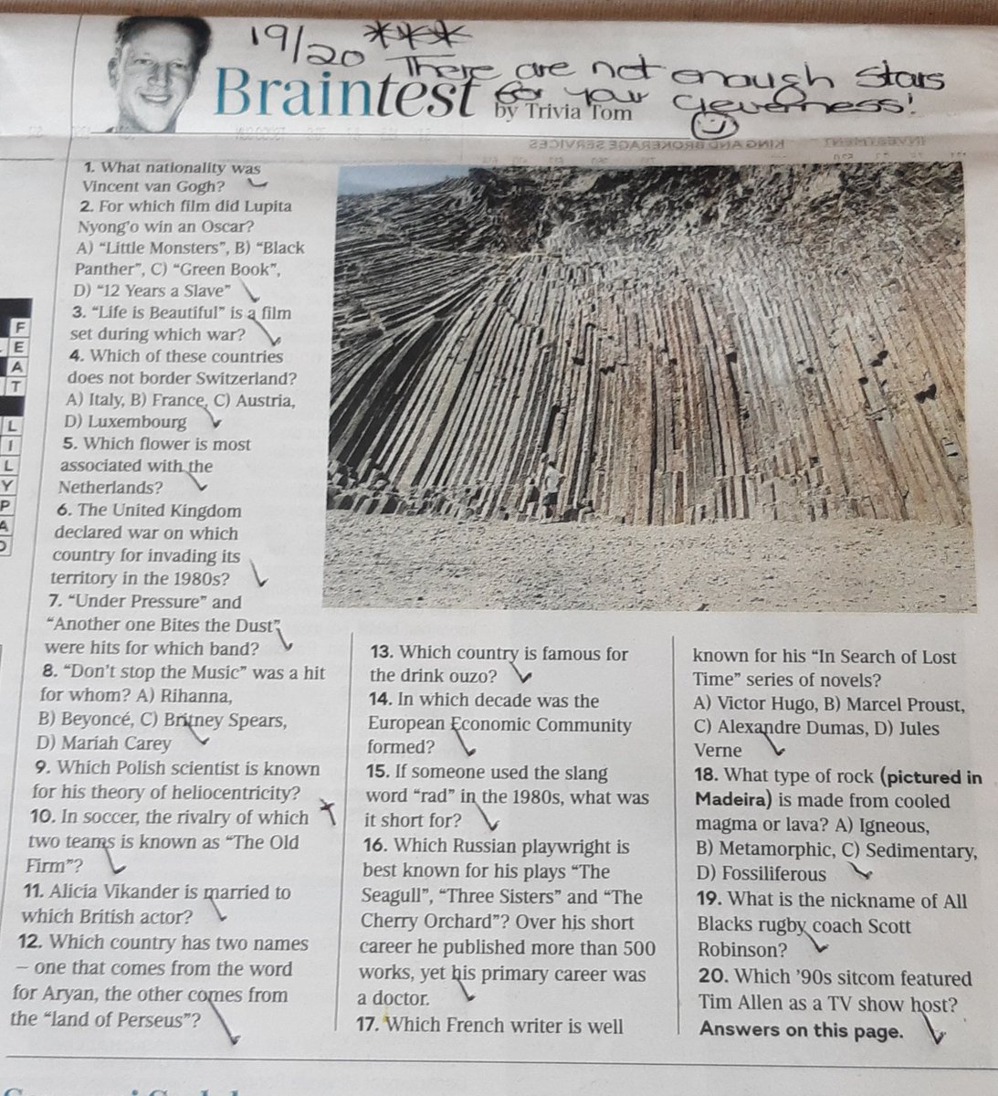 <a href="/maydont/">Trivia Tom</a> And hubby is back with his cleverness.  Thank you for making Sunday's fun. #Trivia