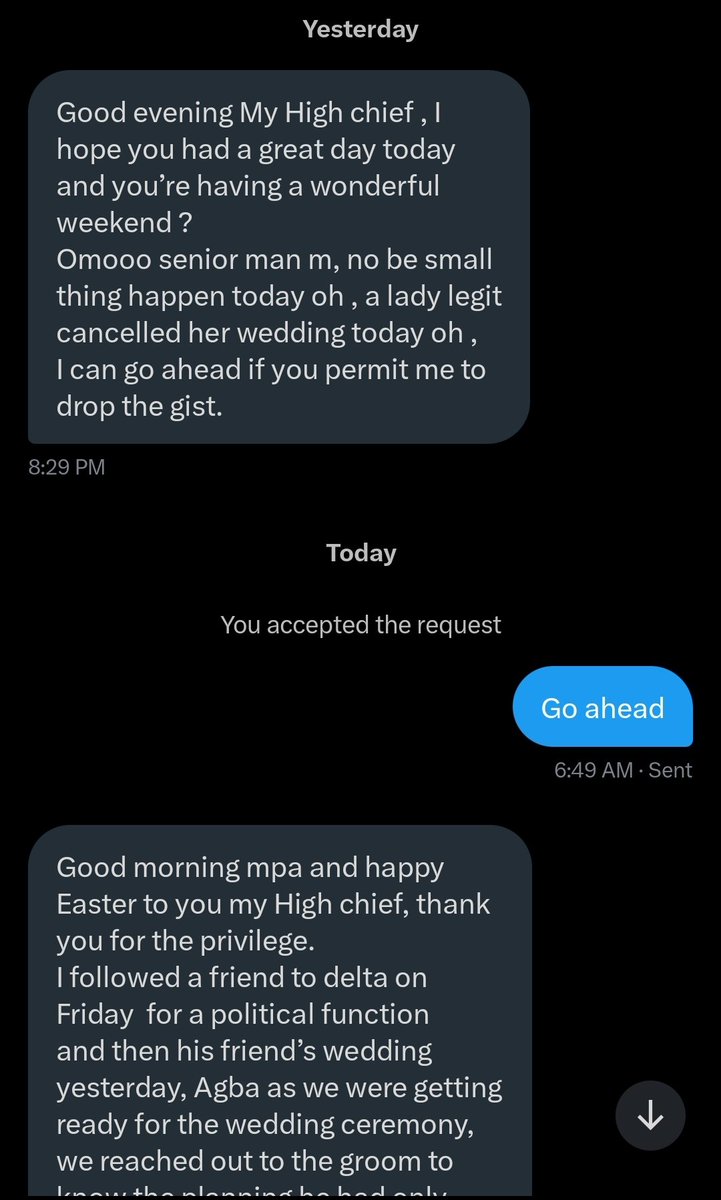 jon_d_doe's tweet photo. She is not a virgin.

She canceled the wedding because he was going to find out that she lied.

Her pastor has been sleeping with her.

He was stupid, but thank God the wedding was canceled.

He should go and collect the bride price, &amp; free that hypocritical church olosho.

End. https://t.co/mjgJosQKKd