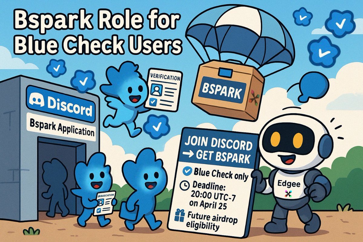 EdgeX Labs (@edgexai) on Twitter photo We will grant X Premium users in EdgeX Labs community “B-spark” role for future airdrops. Please join our Discord to apply the "B-spark" role: discord.gg/EuxVwVUqnq
How to get B-spark👇
1⃣Ensure you are a X Premium user ;
2⃣ Ensure you have followed <a href="/EdgexAI/">EdgeX Labs</a> liked + We will grant X Premium users in EdgeX Labs community “B-spark” role for future airdrops. Please join our Discord to apply the "B-spark" role: discord.gg/EuxVwVUqnq
How to get B-spark👇
1⃣Ensure you are a X Premium user ;
2⃣ Ensure you have followed <a href="/EdgexAI/">EdgeX Labs</a> liked +