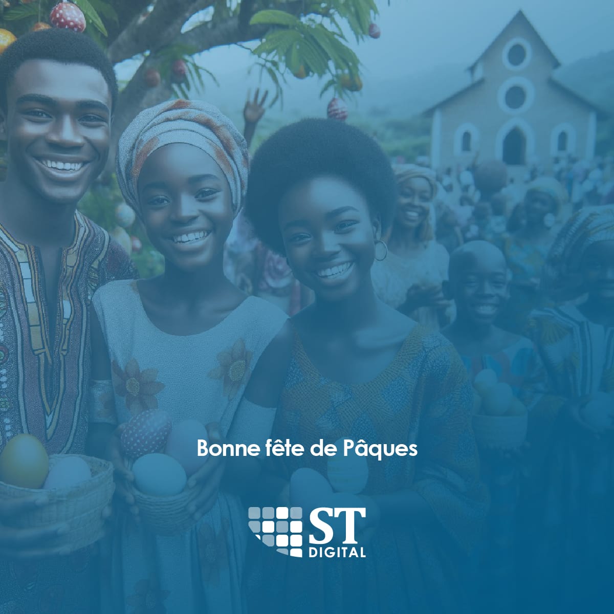 STDIGITAL_corp's tweet image. ST DIGITAL vous souhaite une joyeuse fête de Pâques, gourmande, colorée et pleine de belles surprises!
#JoyeusesPâques #STDigital #Joie