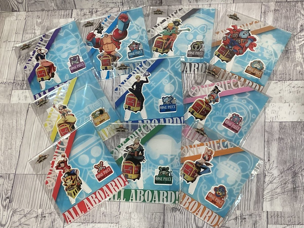 ワンピースALL ONE PIECE ALL ABOARD！アクリルスタンド 10種 まとめ 