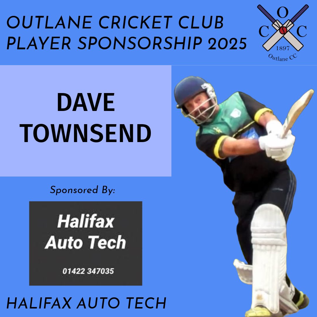 🏏 PLAYER SPONSOR 2025 🏏

Thank you very much to <a href="/halifax_auto/">Halifax Auto Tech</a> for sponsoring <a href="/DaveT965562/">Dave Townsend</a> at OCC!

Halifax Auto Tech is committed to offering an outstanding level of service to all its customers and all at a cheaper than main dealer price! 🚘