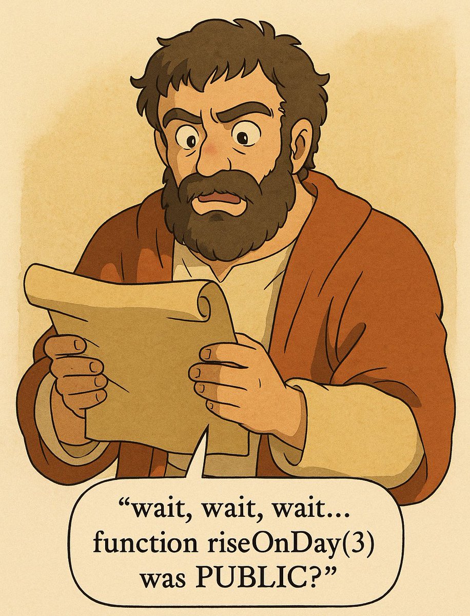 purpledao_xyz's tweet photo. POV: Judas reading the resurrection smart contract https://t.co/XaiO69UJcN