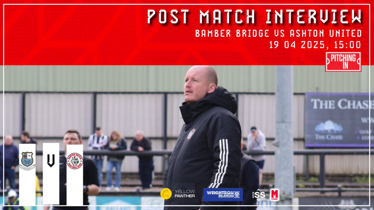 Ashton United FC (@ashtonunitedfc) on Twitter photo ๐๏ธ๐๐๐๐ ๐๐ผ๐๐พ๐ ๐๐๐๐๐๐๐๐๐
Hear the thoughts of manager Steve Cunningham after yesterday's 2-1 defeat against <a href="/BamberBridgeFC/">Bamber Bridge FC</a>
๐บ youtu.be/Q-Pz7j2xXrA
#aufc #robinsrevolution ๐๏ธ๐๐๐๐ ๐๐ผ๐๐พ๐ ๐๐๐๐๐๐๐๐๐
Hear the thoughts of manager Steve Cunningham after yesterday's 2-1 defeat against <a href="/BamberBridgeFC/">Bamber Bridge FC</a>
๐บ youtu.be/Q-Pz7j2xXrA
#aufc #robinsrevolution