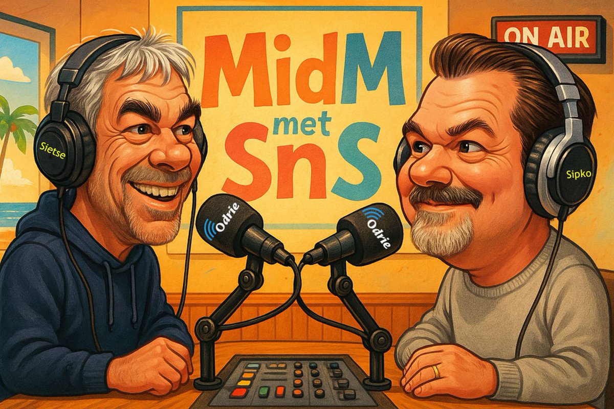 Van 12 tot 15
Bij lokale omroep Odrie.